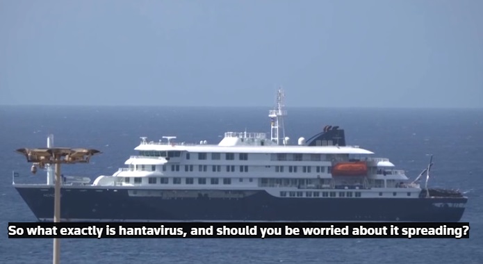 Hantavirus outbreak on cruise ship